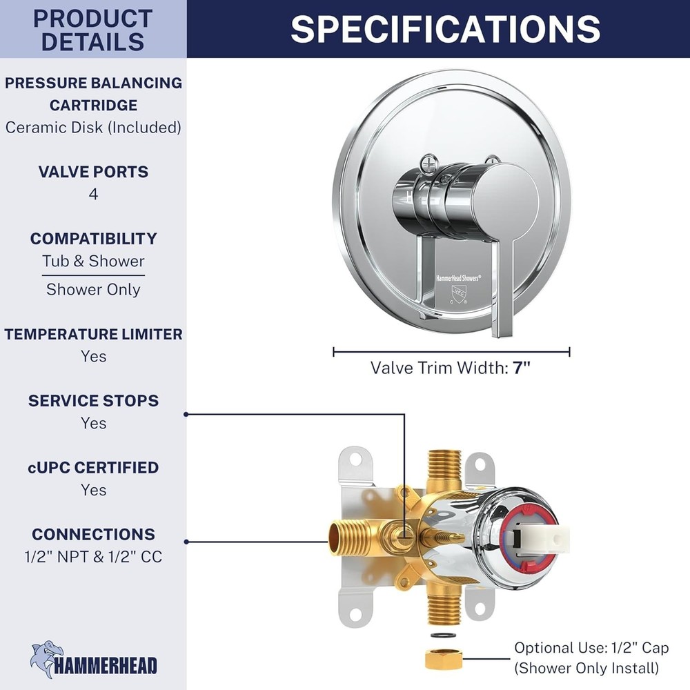 Intuitive Temperature Control Trim Kit, Chrome