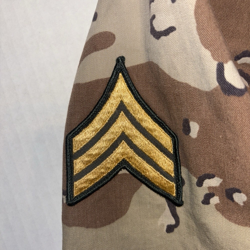 US Army Desert Storm Camouflage Jacket Medium Spearhead Patch