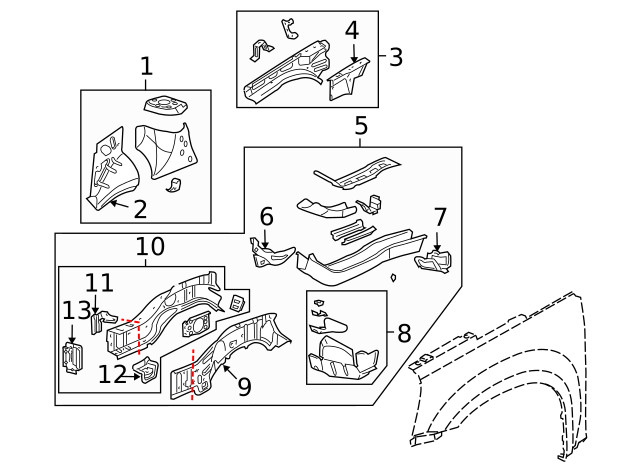 Genuine GM Rail Assembly Bracket 88980844