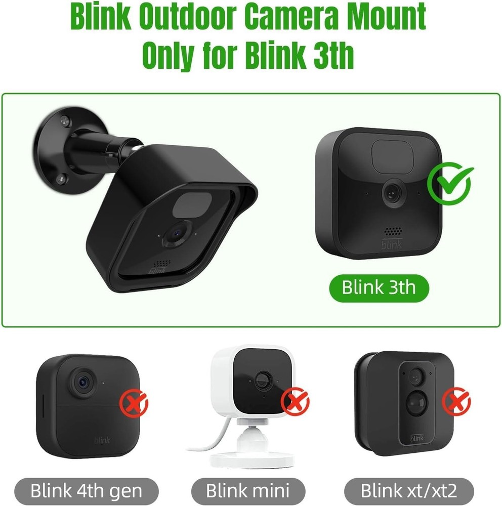 Blink Outdoor 3 3rd Gen Camera Mount with Protective Case Blink Camera Mount ...