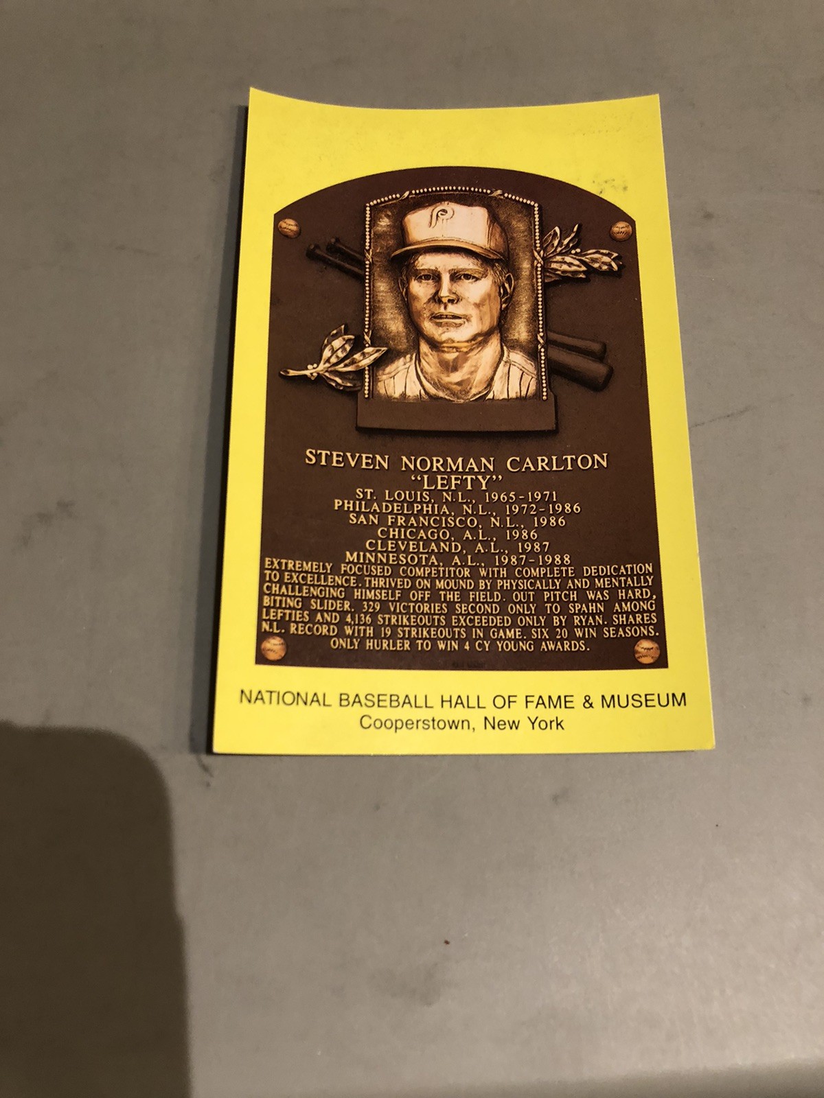 Baseball Hall Of Fame Plaque Lot (9)-All Cancelled On Induction Date-Ryan-Brett+