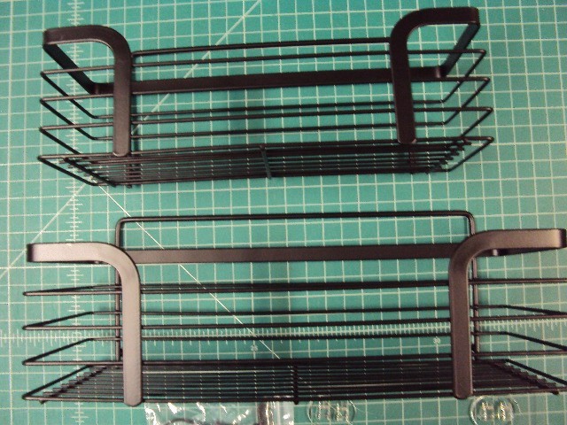 Metal shelves 2-pack, no drill with hardware