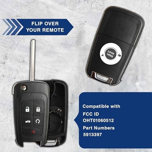 Just The Case Keyless Entry Remote Control Car Key Fob Shell Replacement for