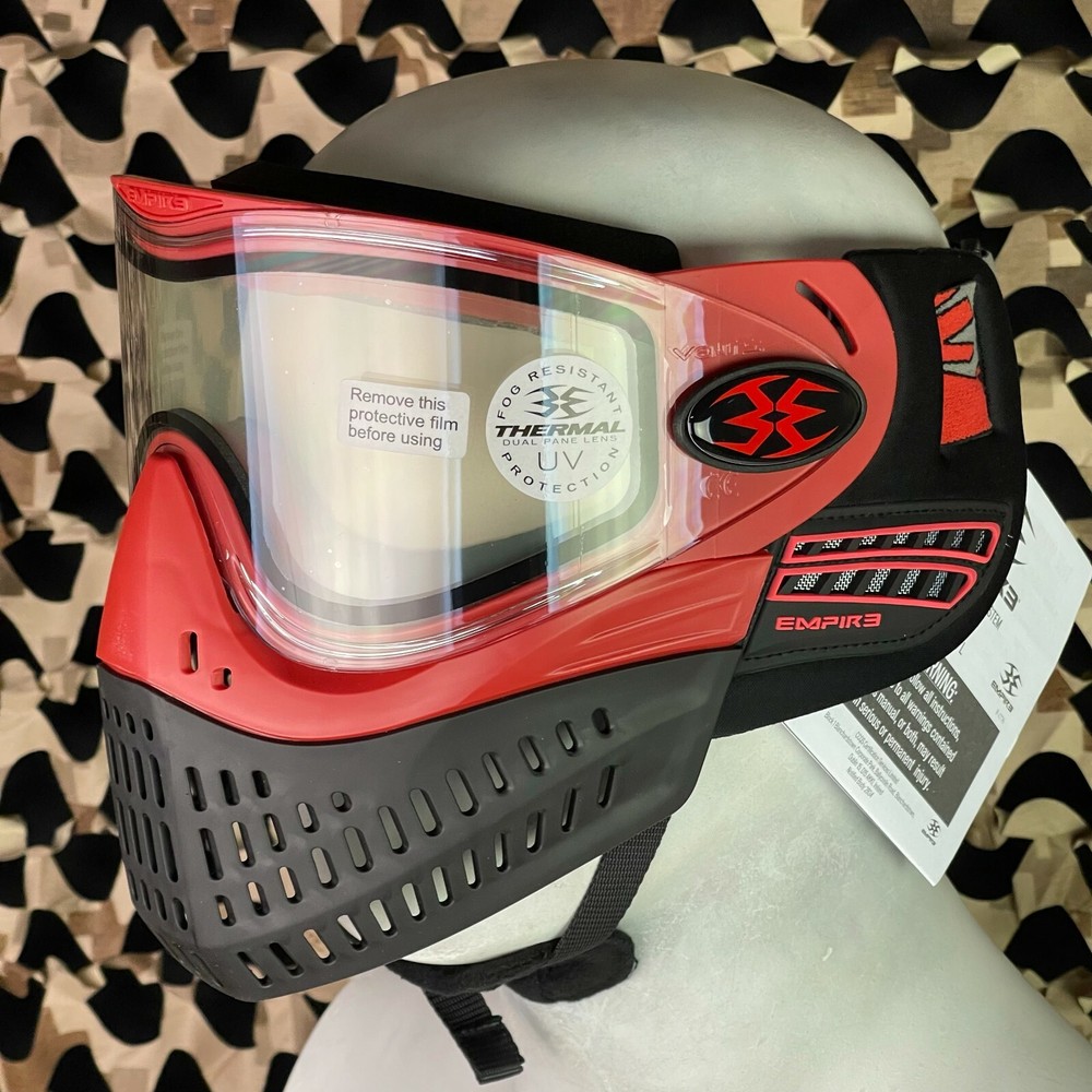 NEW Empire E-Flex Paintball Mask - Red