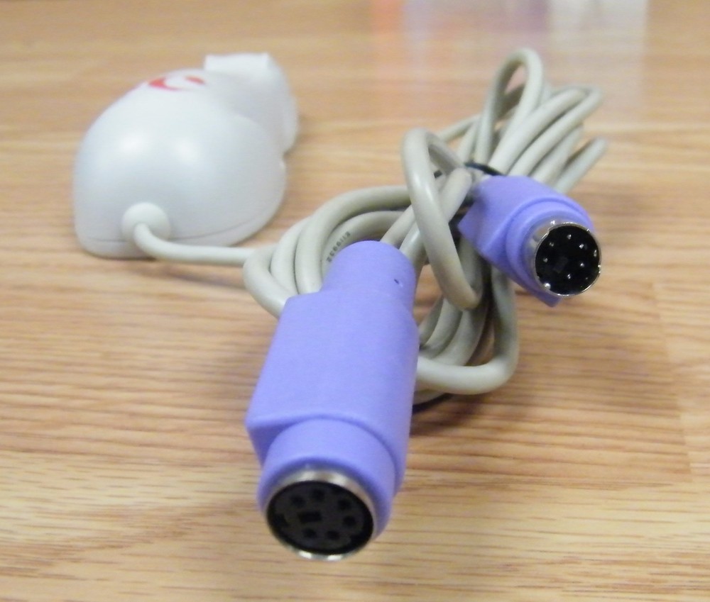 Vintage C.R.Q PS/2 Barcode Reader Cat Optical PC Digital Convergence **READ**