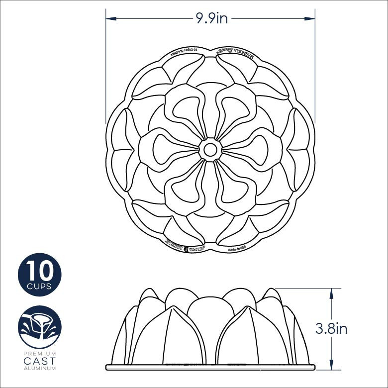 Nordic Ware Magnolia Bundt® Pan