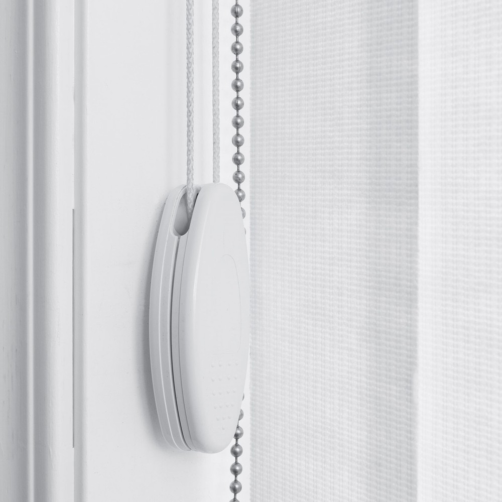 Blind Cord Weight, 2Pcs Curtain Shutter Beaded Roller Chain Handle Grey