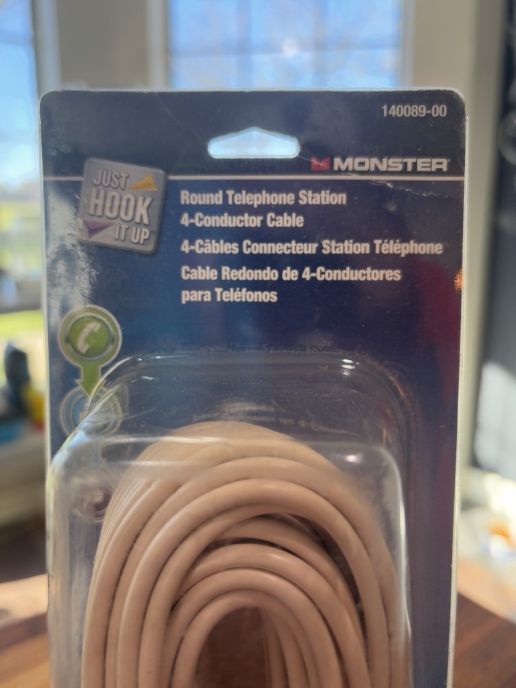 WIRE TELEPHONE 50' BEIGE