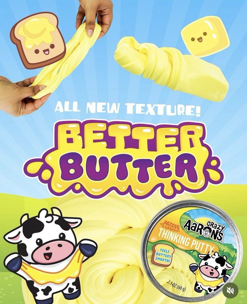 Better Butter Thinking Putty - Aaron’s Crazy Thinking Putty 🔥+ FAST SHIPPING
