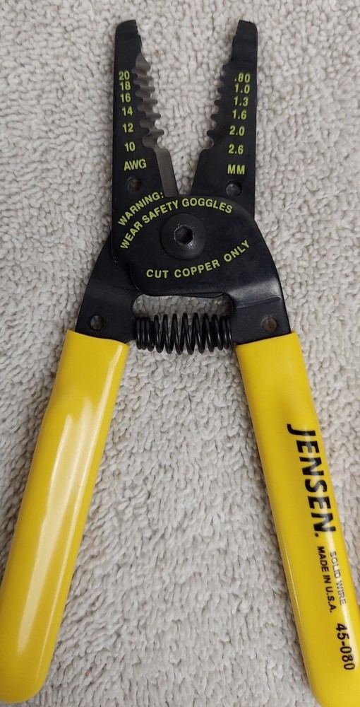 JENSEN Wire Stripper Techni-Tool Razor Knife USA TOOLS