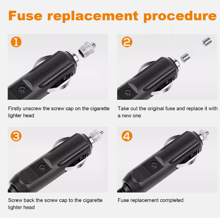 Portable Multi-function Tire Inflator Car Jump Starter Air Pump Air Compressor