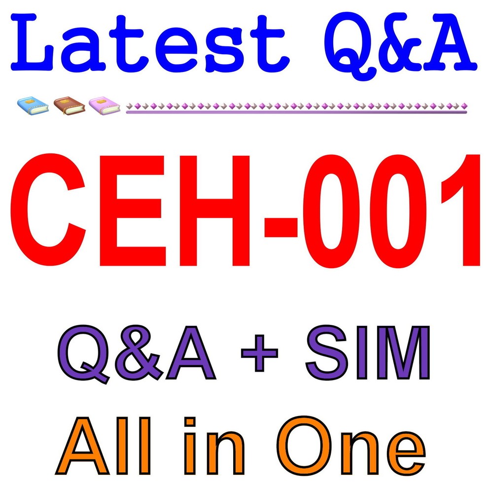 GAQM Certified Ethical Hacker CEH-001 Exam Q&A+SIM