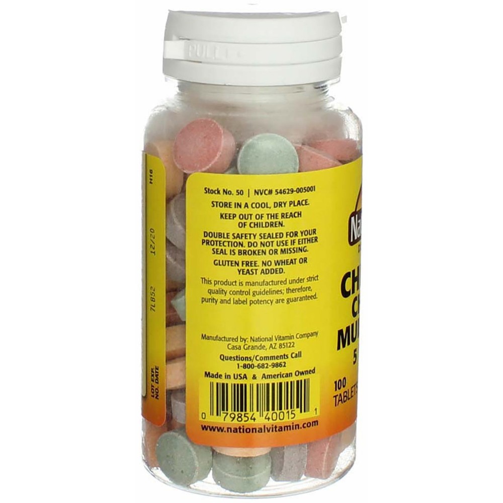 Nature's Blend Multivitamin Chewable Tablets, Assorted Flavors, 100 Ct