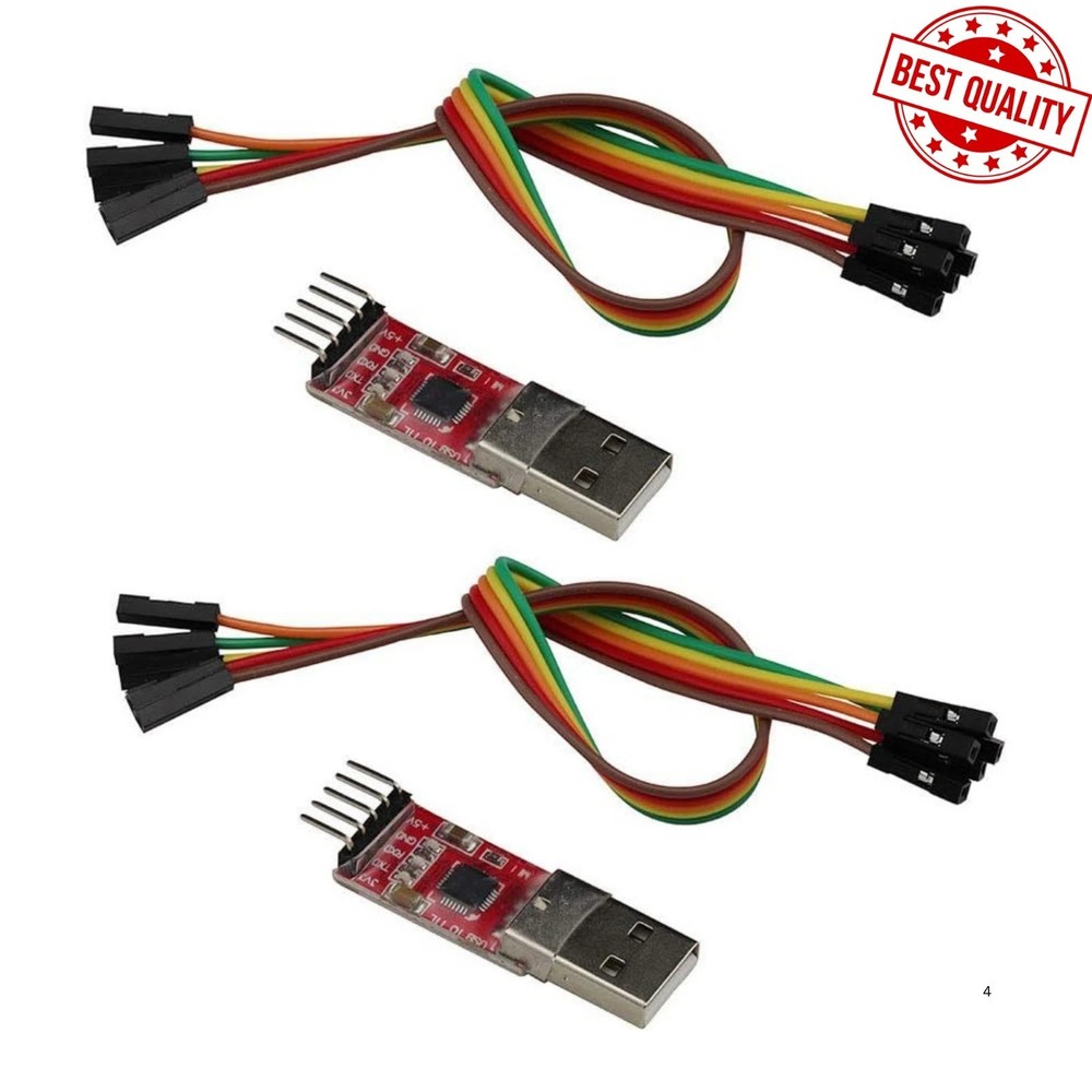 2PCS CP2102 Serial Module USB to TTL Converter Adapter UART Downloader 3.3V/5V