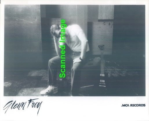 Press Photo: GLENN FREY 8x10 B&W Eagles