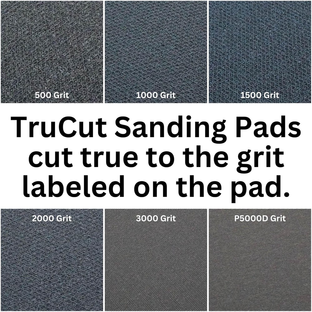 Creating the Difference TruCut Sanding Pad | 3000 grit | 6" Diameter |...
