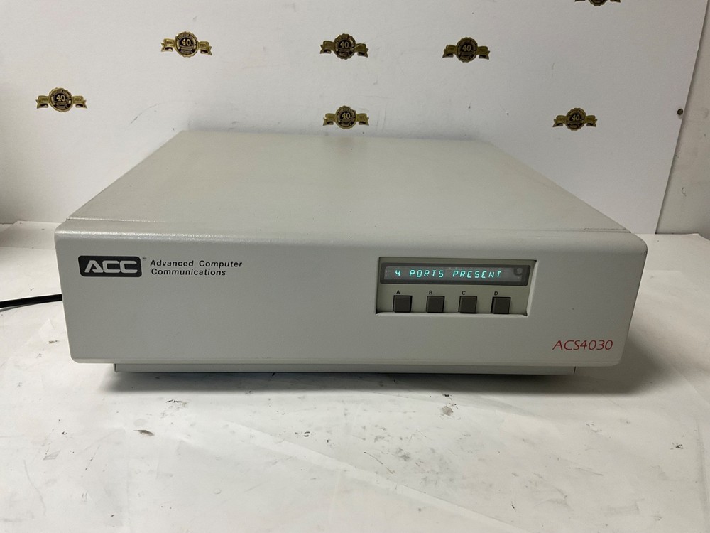 ACC Advanced Computer Communication model ACS4030 powers up & self test fine