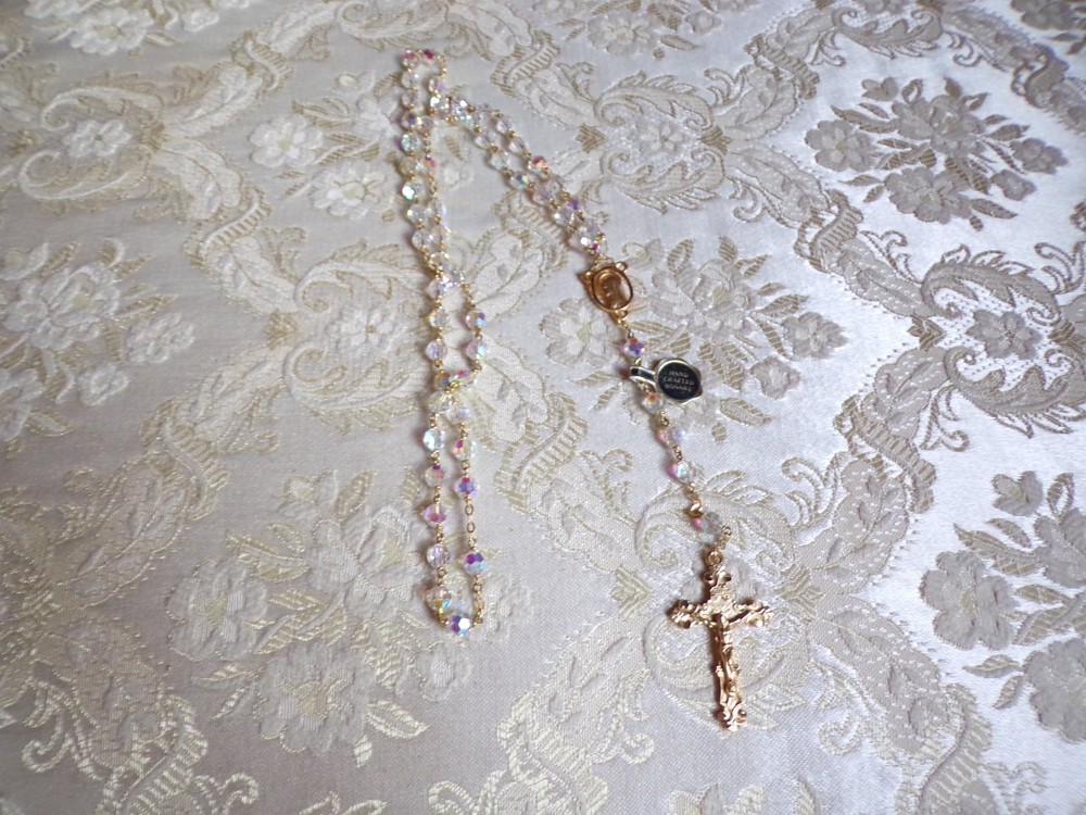 VTG NWT Beaded Rosary