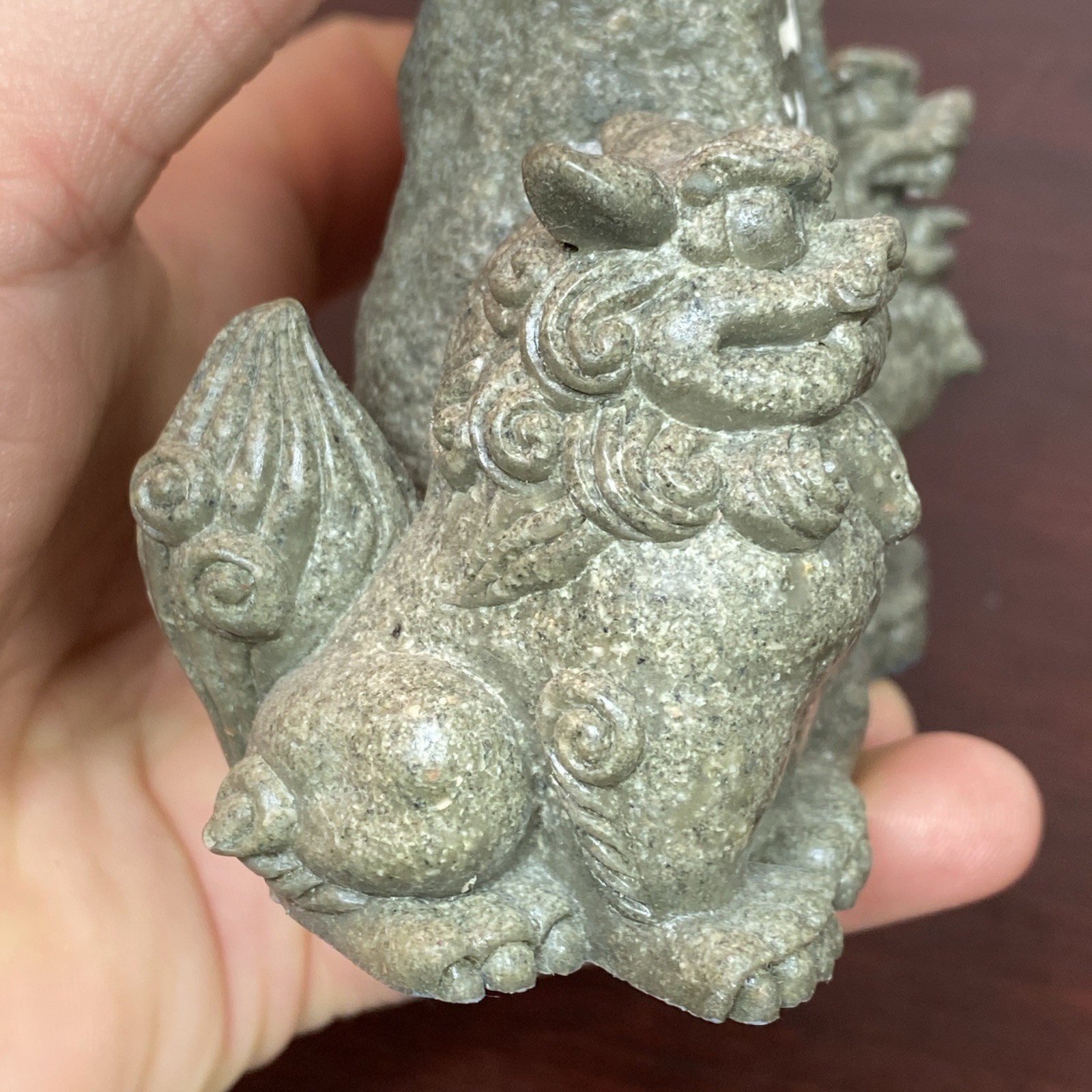 Shisa Ishiganto Lion Dog Statue Traditional Amulet Figure Mini Okinawa Japan