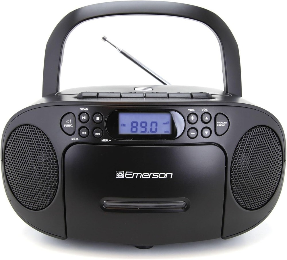 Emerson EPB-3003 Portable CD Player with AM/FM Radio, Programmable Memory