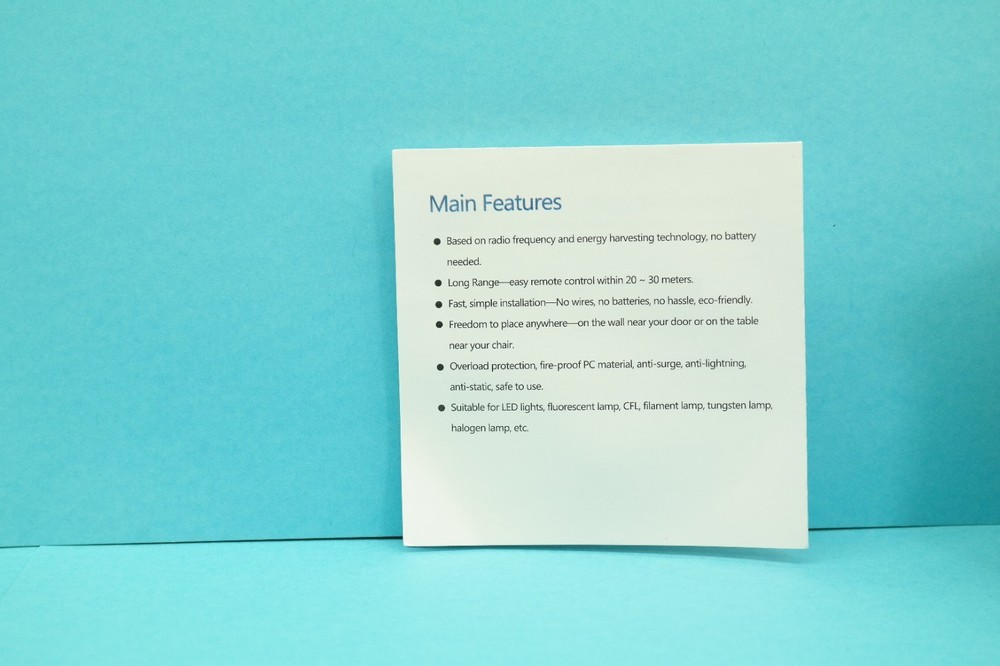 Wireless Remote Control Light Smart Switch Kit / TF