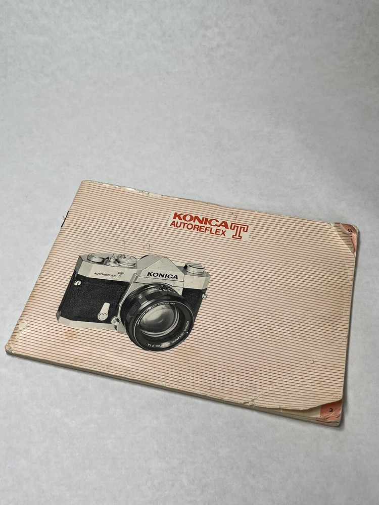 Konica Autoreflex T Instruction Booklet