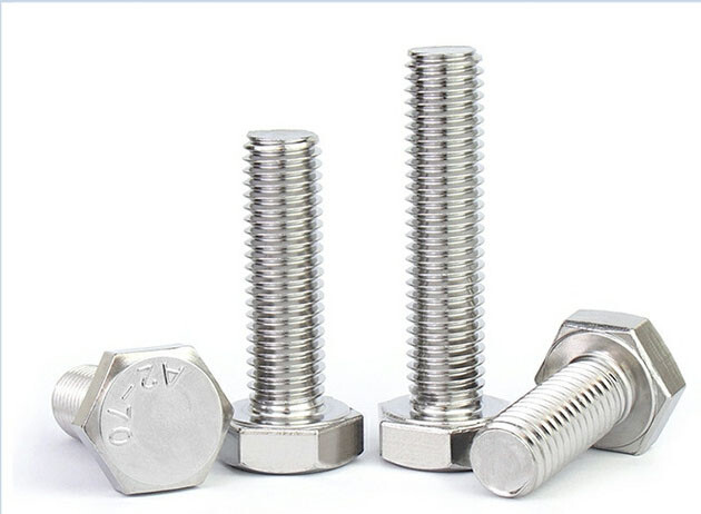 M9x1 / M9x1.25 304 Stainless Steel M9 Hexagon Head BoltsHex Head Screws Pitch