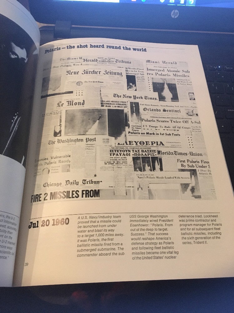 Dateline Lockheed Aviation Book 1932-1982 Lockheed Corp 96 pgs Softcover