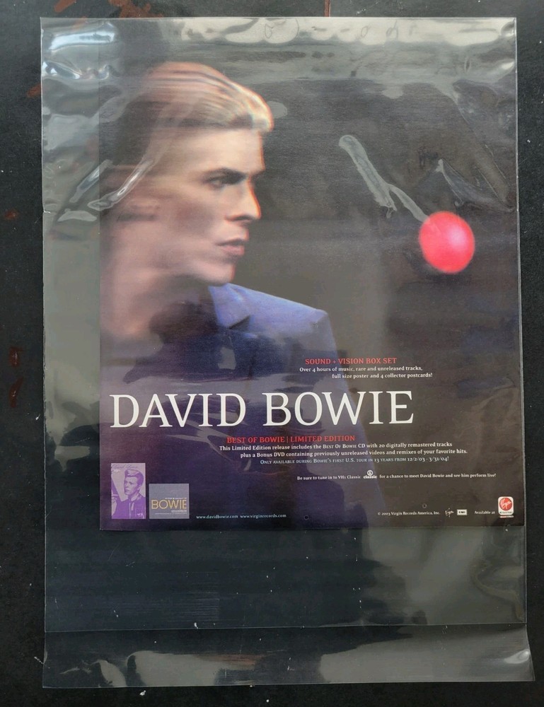 David Bowie Sound + Vision Box Set Promo Print Advertisement 2003