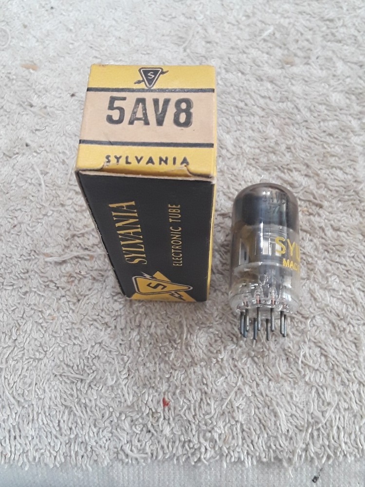 NOS Sylvania 5AV8 Vacuum tube