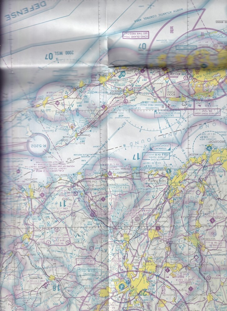 New York Legend Folded Map Aeronautical
