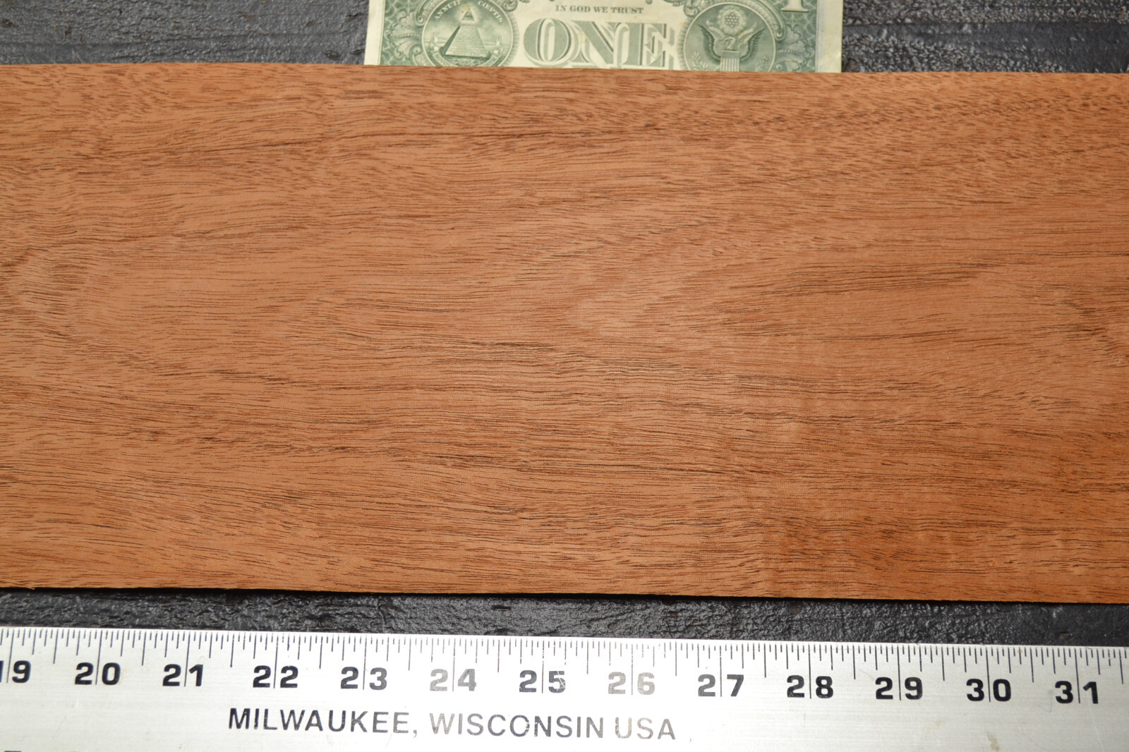Honduran Mahogany Raw Wood Veneer Sheet 6.5 x 50 in 1/42nd 4668-06