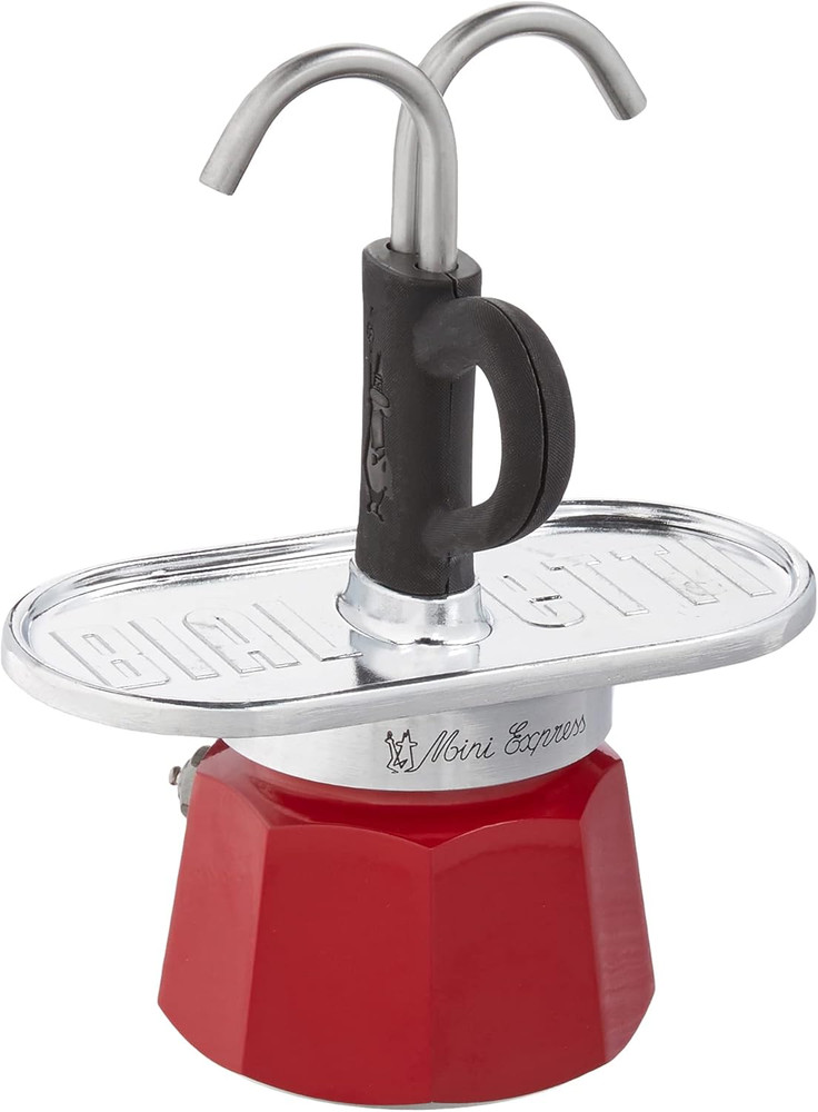 - Mini Express Magritte: Moka Set Includes Coffee Maker 2-Cup (2.8 Oz) + 2 Shot