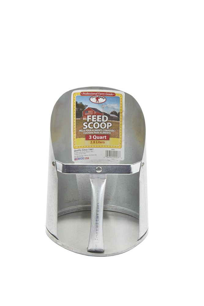 Miller Mfg Galvanized Pet Feed Scoop