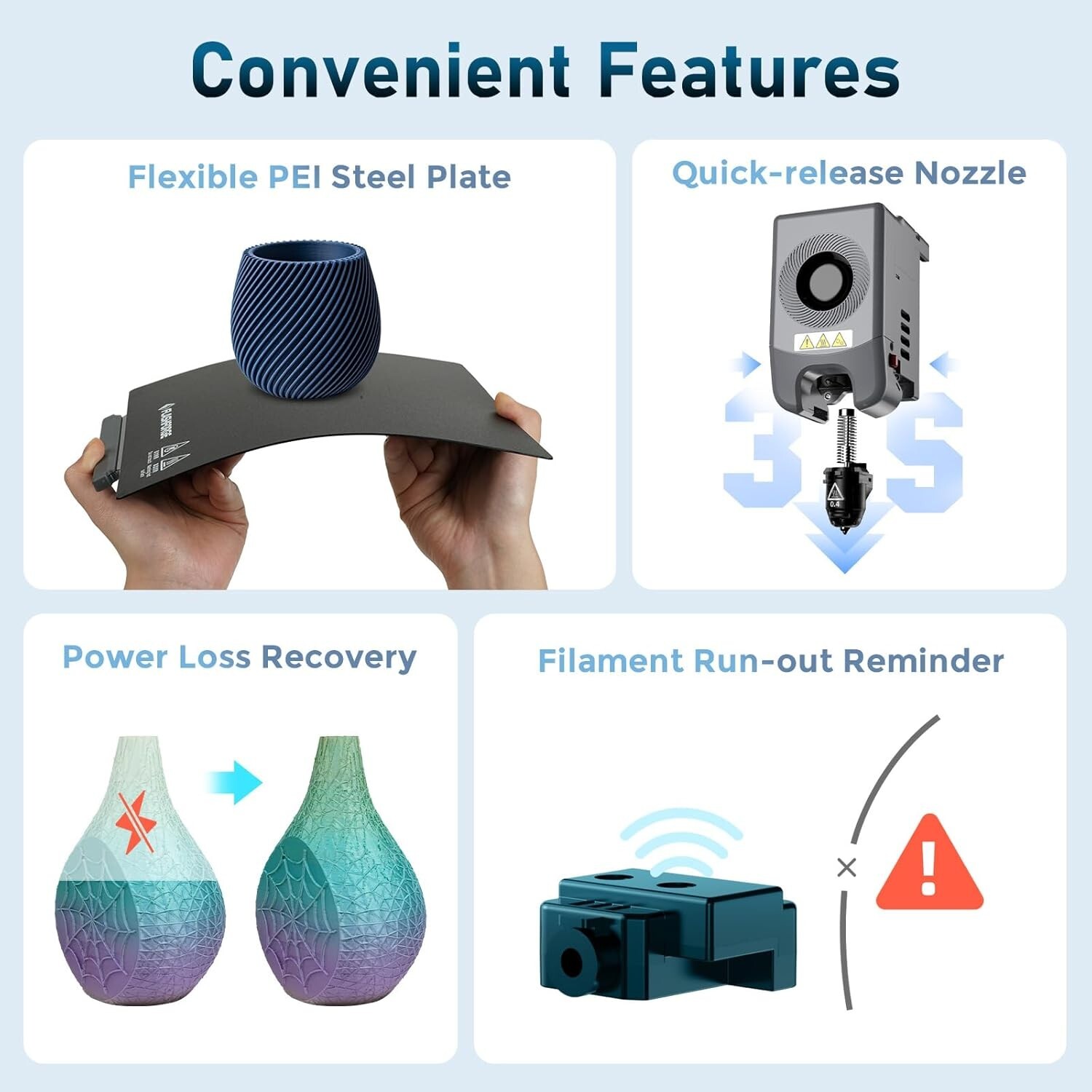 FLASHFORGE Adventurer 5M Pro 3D Printer 600mm/s High-Speed Core XY w/Auto Levele