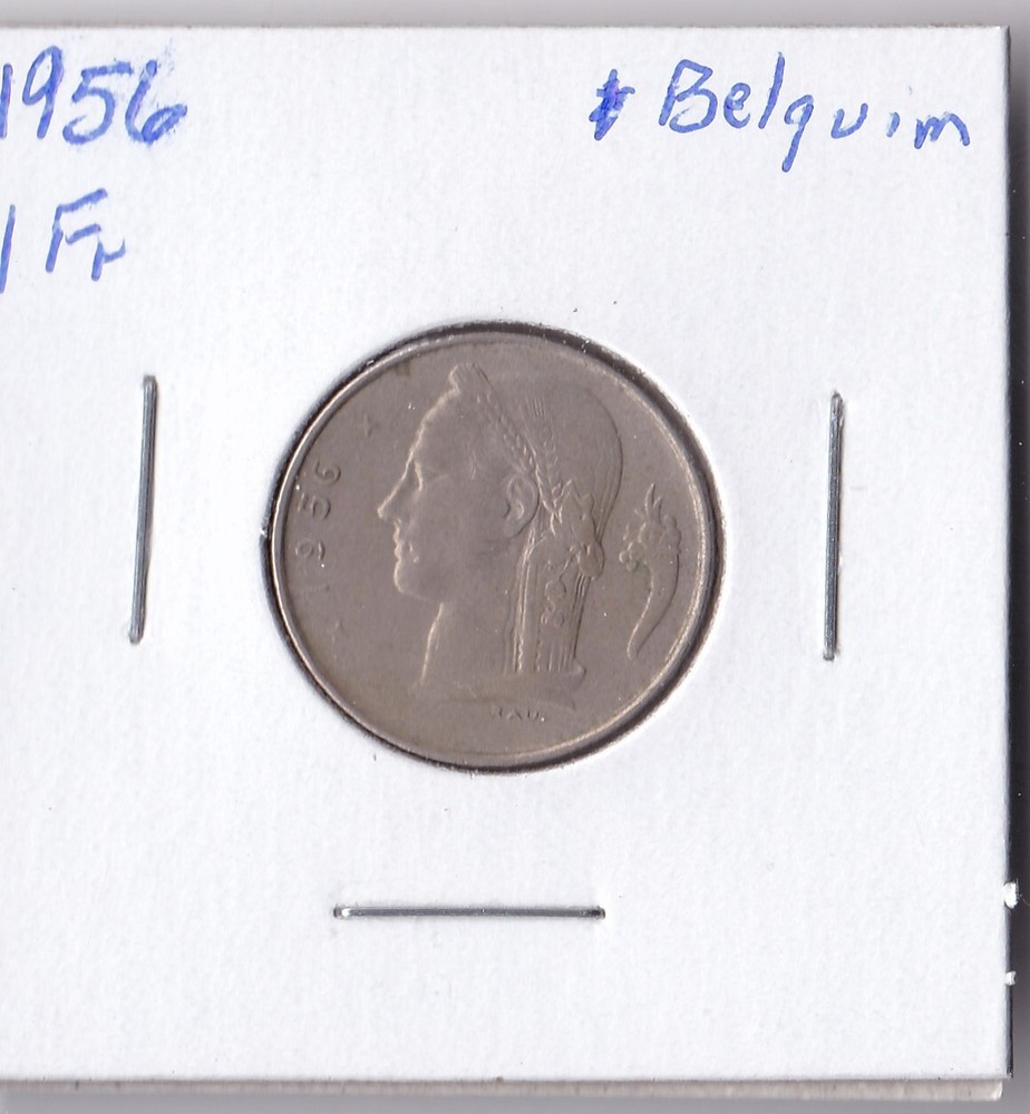 1956 Belgium 1 Franc