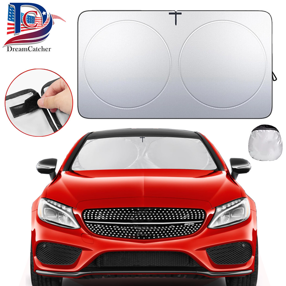 Foldable Windshield Sun Shade Car Front Window Sunshade UV Protector Cover Visor