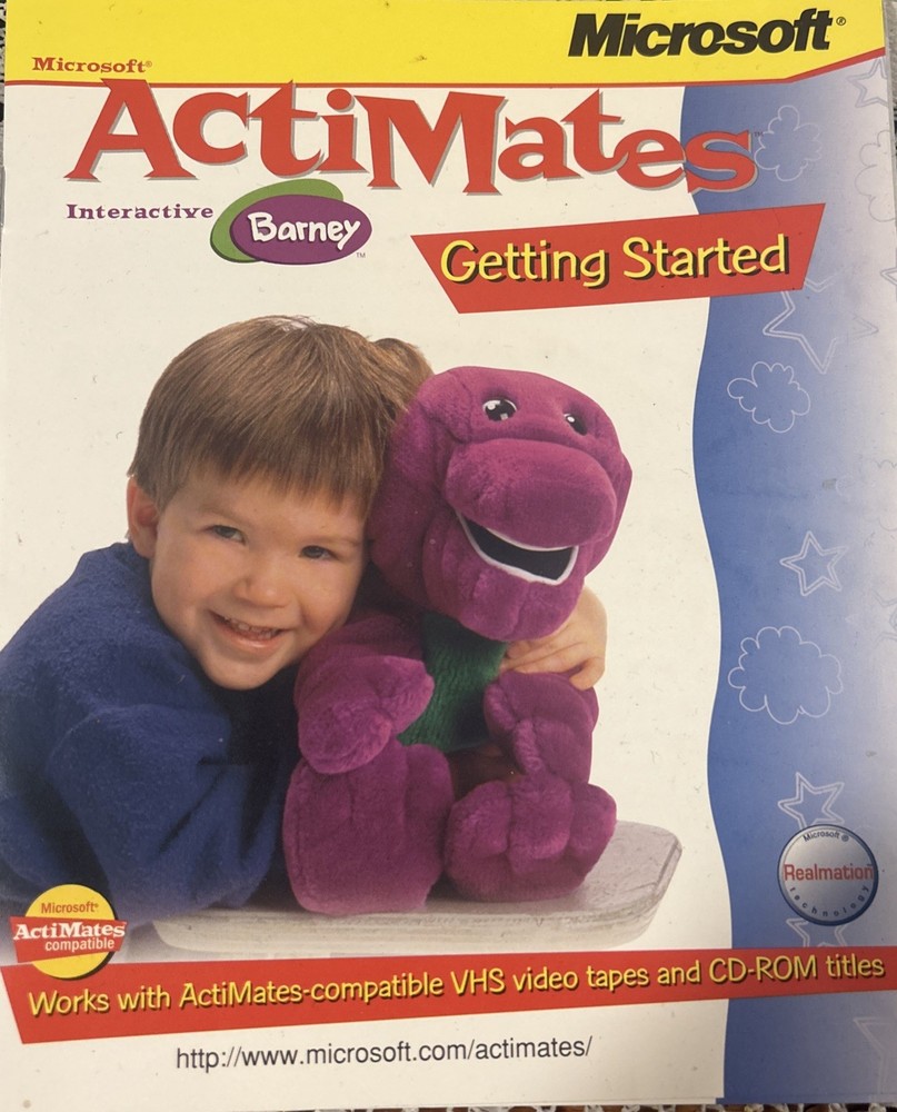 Microsoft Actimates Interactive Barney Transmitter Working NO Cables