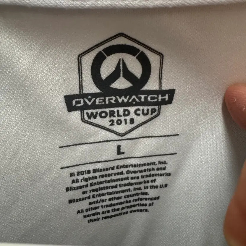 2018 Overwatch World Cup Uniform L