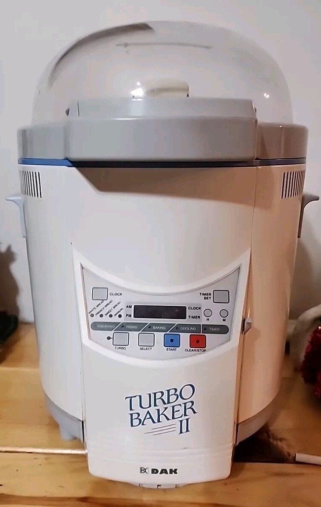 DAK Turbo Baker II Fab-2000 Bread Machine & Dough Maker FAB2000 Works