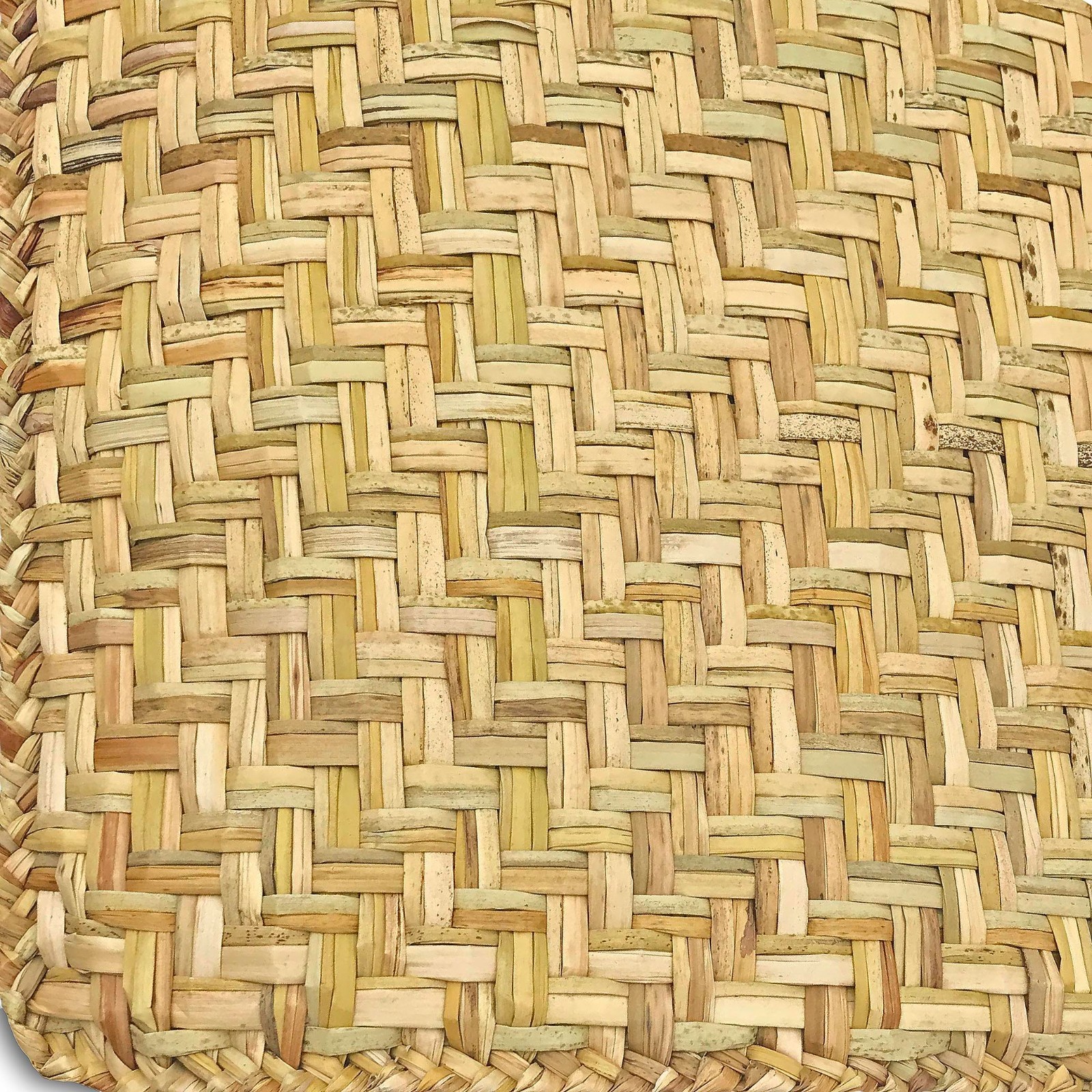 Petate Tule Rush Straw Rug Handwoven Palm Organic floor bed bedroll mat 3.5'x6'