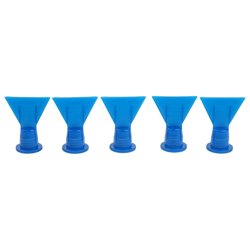 5pcs Wave Shape Nozzle Kit Silicone Caulking Tools for Optimal Application