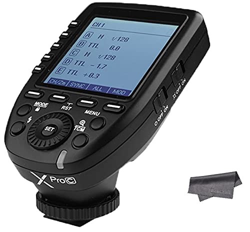 XPro TTL Wireless Trigger,1/8000s High-Speed-Sync,5 Dedicated Group Bottons a...