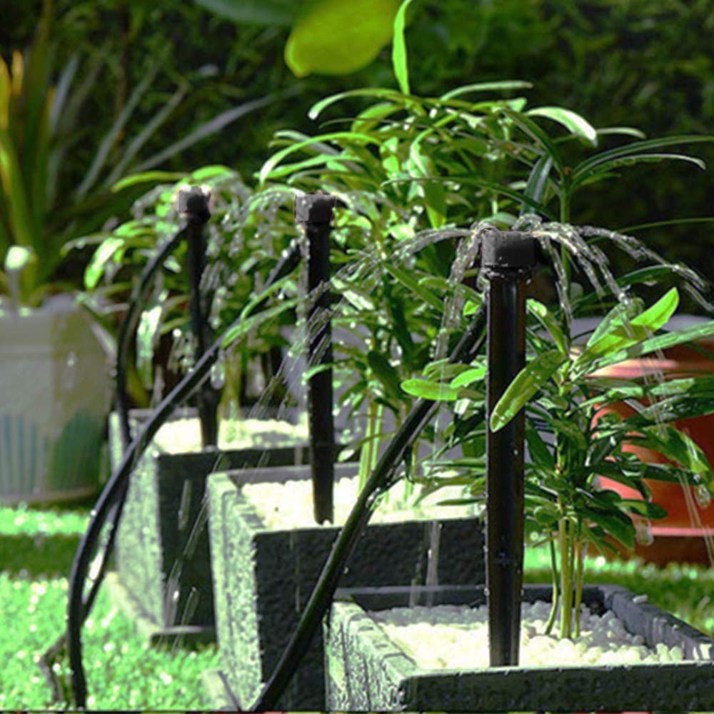Efficient Drip Irrigation System - 50 Adjustable Emitters for Garden Health