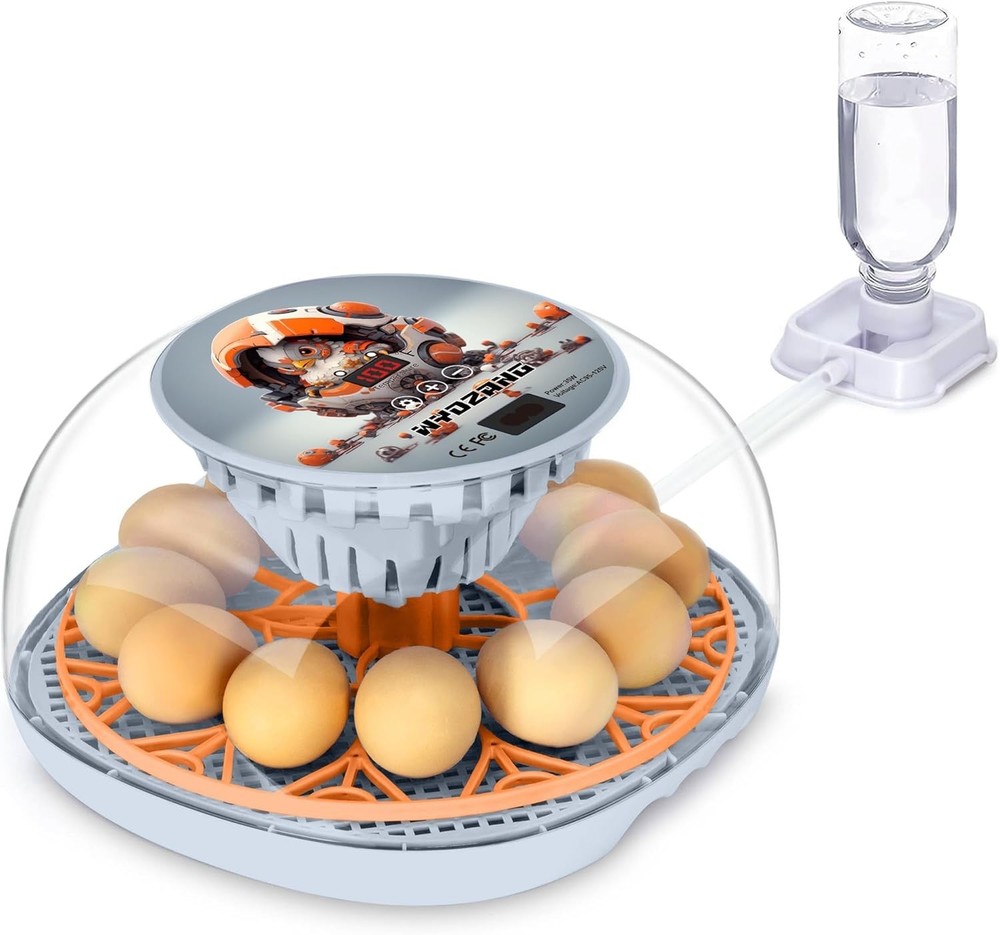 Smart 12 Egg Incubator with Automatic Turner & Temperature Control for Poultry