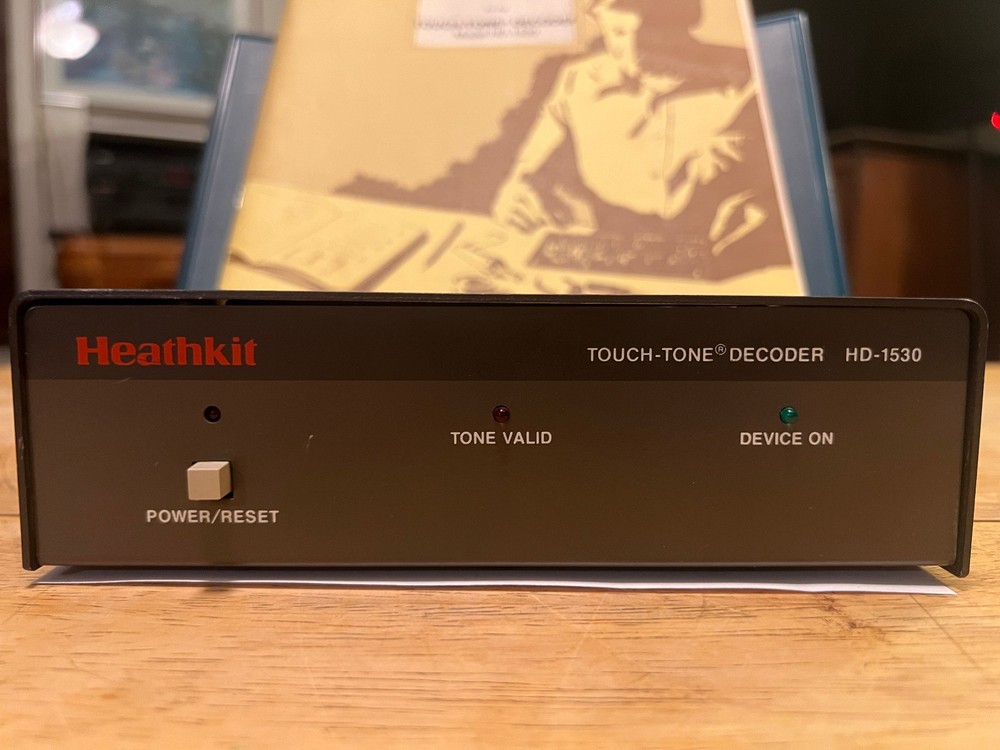 Heathkit HD-1530 Touch Tone Decoder w/ original manual Untested
