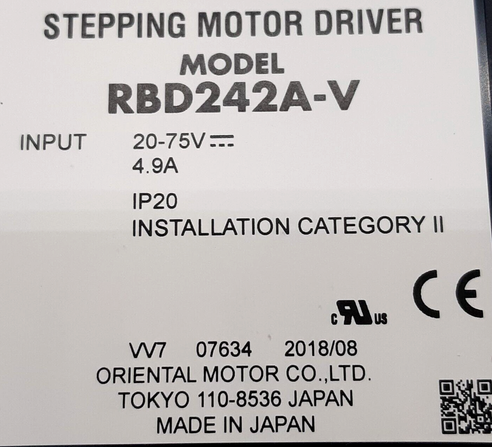 Oriental Motor RBD242A-V Microstep Driver