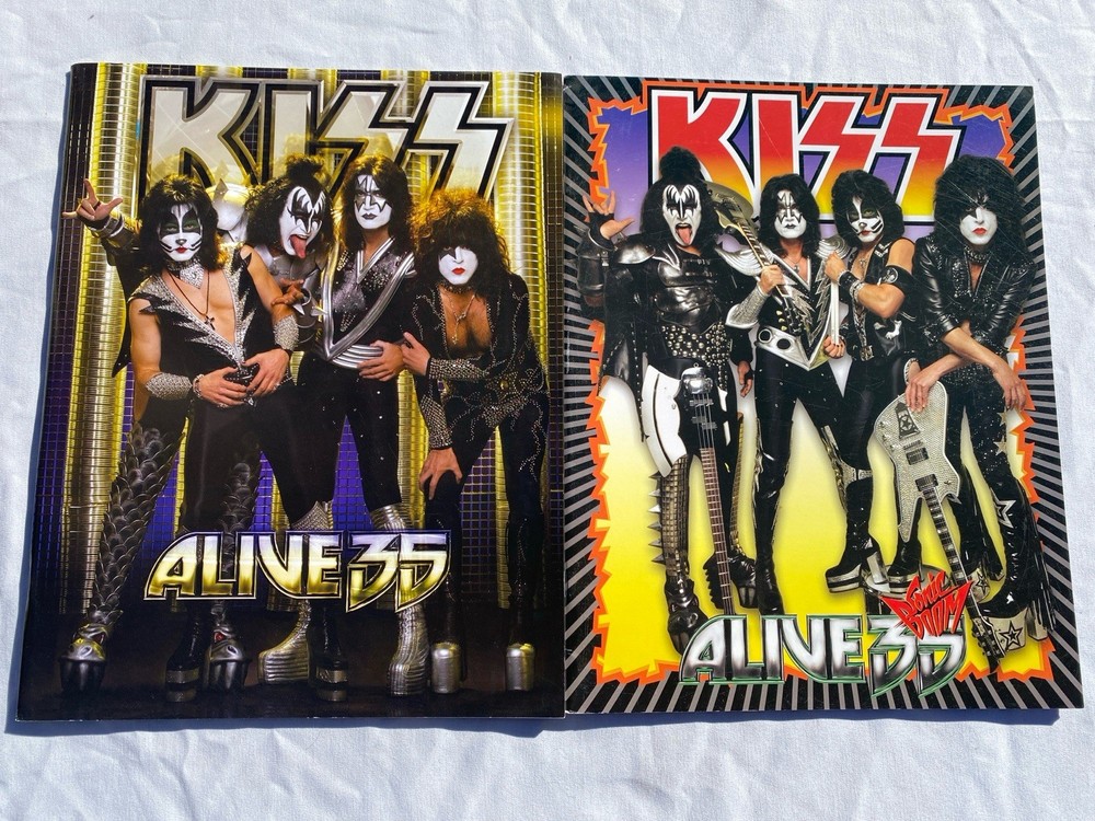 KISS Alive 35 2 Concert Tour Programs Sonic Boom