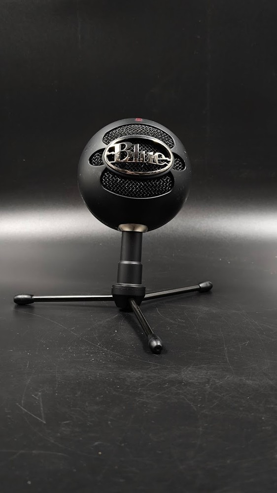 Blue Snowball USB Microphone Used Working Black