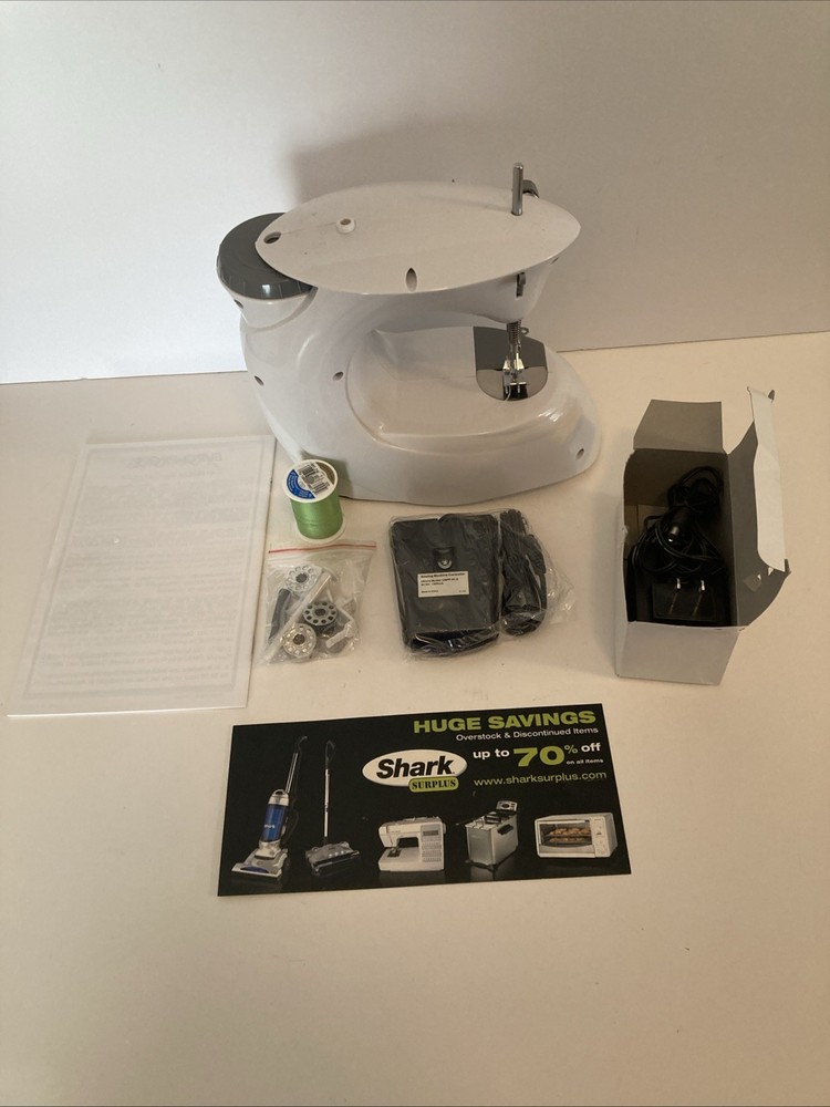 Shark Euro Pro x Portable Sewing Machine Model 998A Basic Works